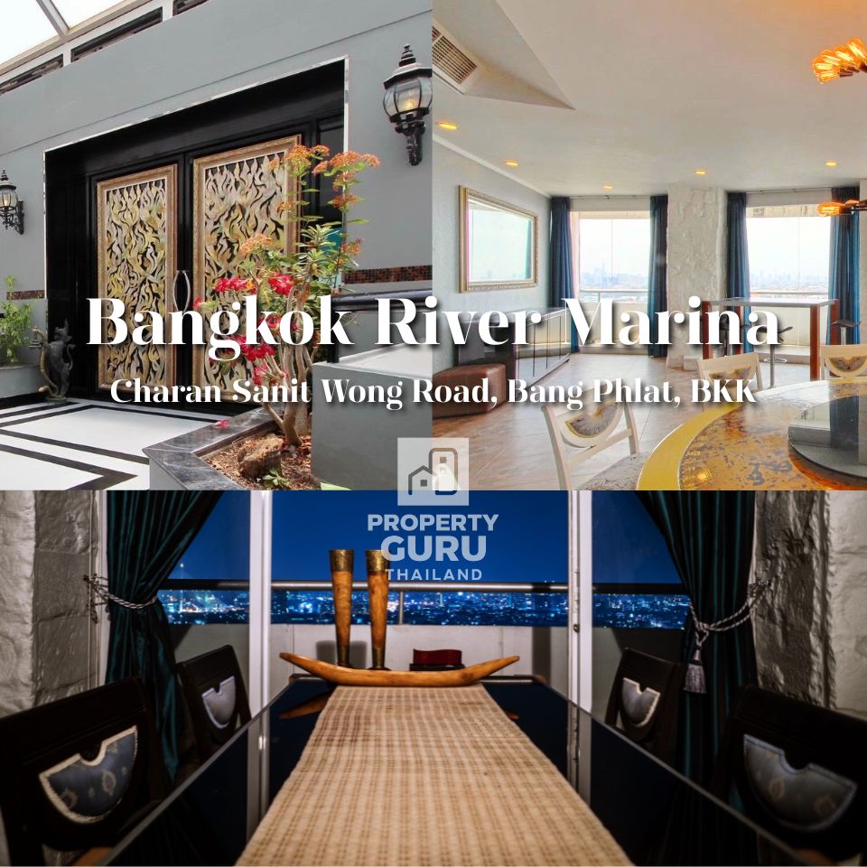 Bangkok River Marina Penthouse Unit